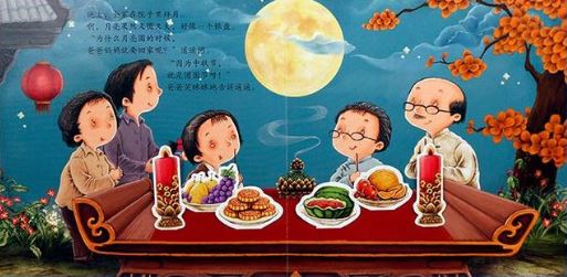 หนังสือภาษาจีนสำหรับเด็ก เทศกาลไหว้พระจันทร์ 3D ป๊อปอัพ เหมาะสำหรับเด็กอายุ 3-6 ขวบ 中秋节(精)/节日体验立体绘本 3-6岁 Mid-Autumn 3D Pop-up Book Children's Moon Festival Children's Book 3-6 Years Old