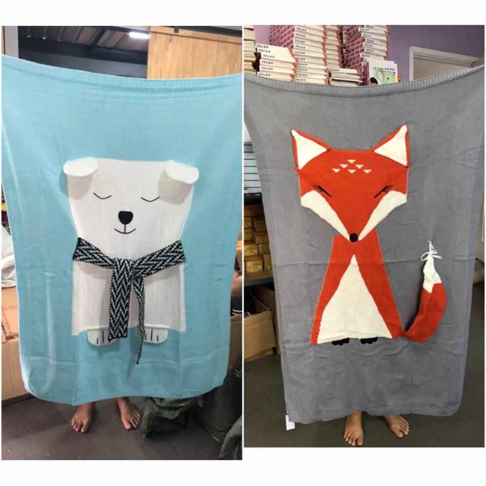 ผ้าห่มไหมพรม สำหรับเด็ก