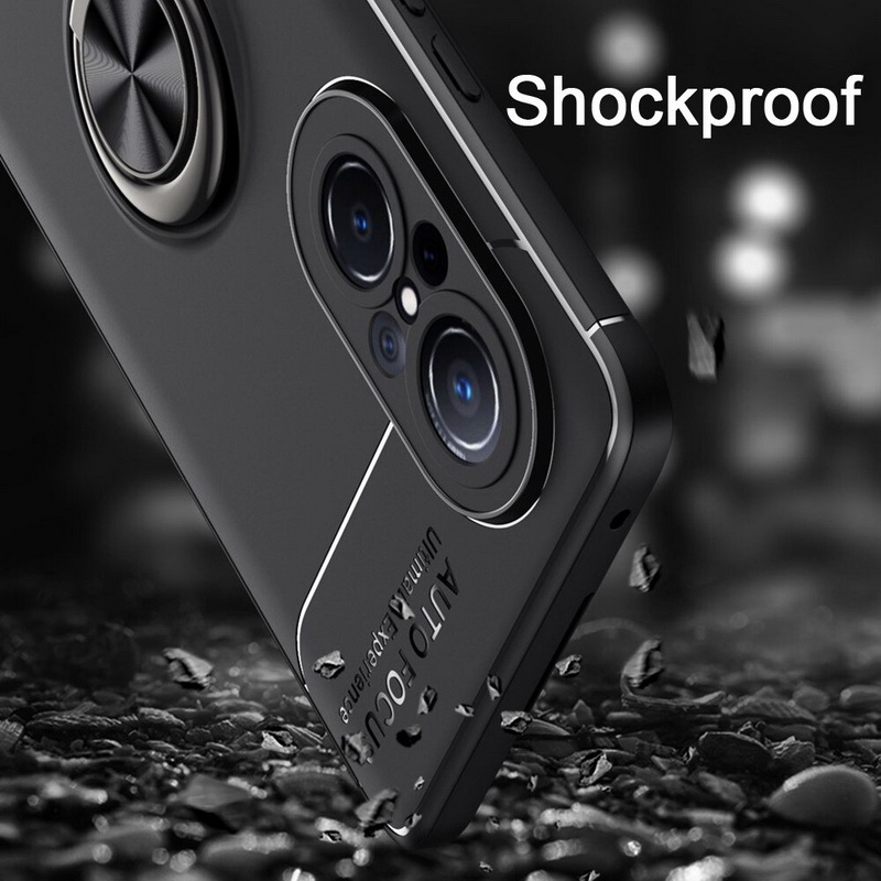 เคส Huawei Nova 9 SE #เคสฝาหลัง TPU นิ่มมีแหวนสวมนิ้ว Finger Ring Kickstand