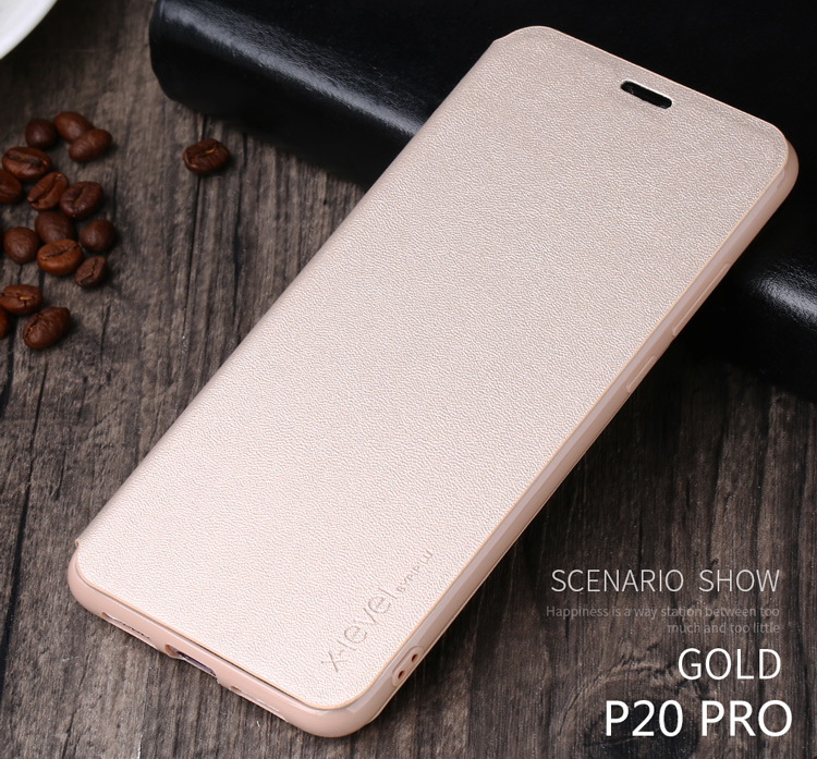 เคส Huawei P20 Pro #เคสฝาพับ X-LEVEL Folio Leather พับตั้งได้คุณภาพดี