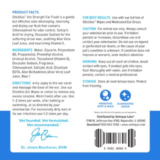 Oticbliss® Cleansing & Drying Ear Flush for Dogs and Cats, 118ml ทำความสะอาด ล้าง หยอด หู สำหรับสุนัขและแมว
