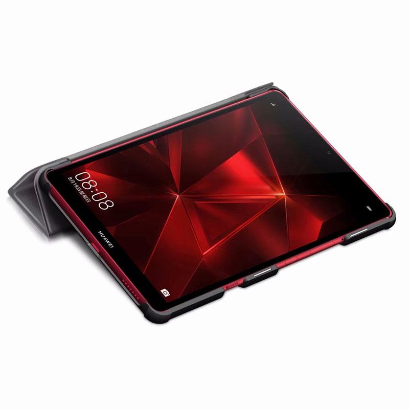 Case Huawei MediaPad M6 8.4 Turbo #เคสฝาพับ 3 พับพิมพ์ลาย Pattern Printing Tri-fold Stand PU Leather Smart Tablet