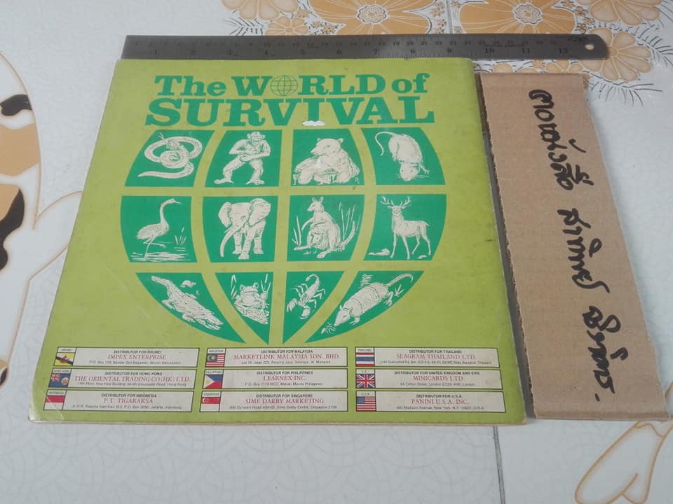 สมุดสะสมสติกเกอร์ ชีวิตสัตว์โลก (แปะครบ 240 รูป) ** สินค้าหมด**