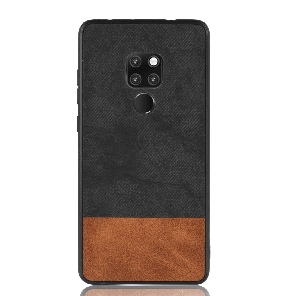 Case Huawei Mate 20 X #เคสฝาหลัง TPU Bi-color Splicing Coated PC + TPU Hybrid