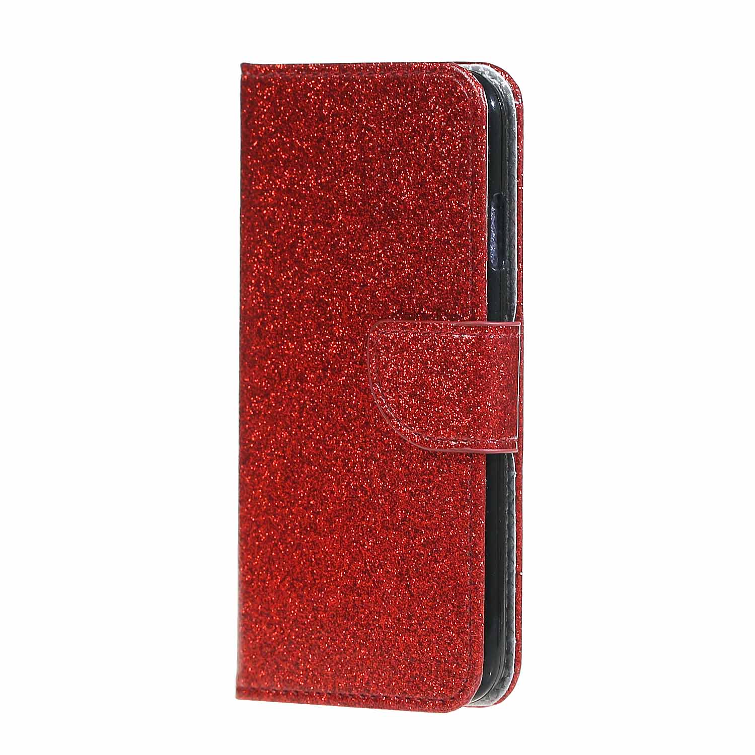 เคส Huawei Y7 (2017) #เคสฝาพับหนัง PU Flash Powder PU Leather สีสันสยงามราคาถูก