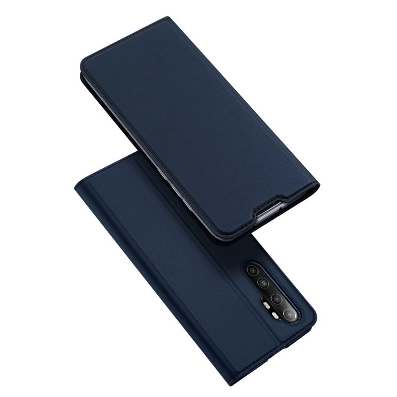 Case Xiaomi Mi Note 10 Lite #เคสฝาพับหนัง PU DUX DUCIS Skin Pro Series Auto-absorbed PU Leather คุณภาพดี