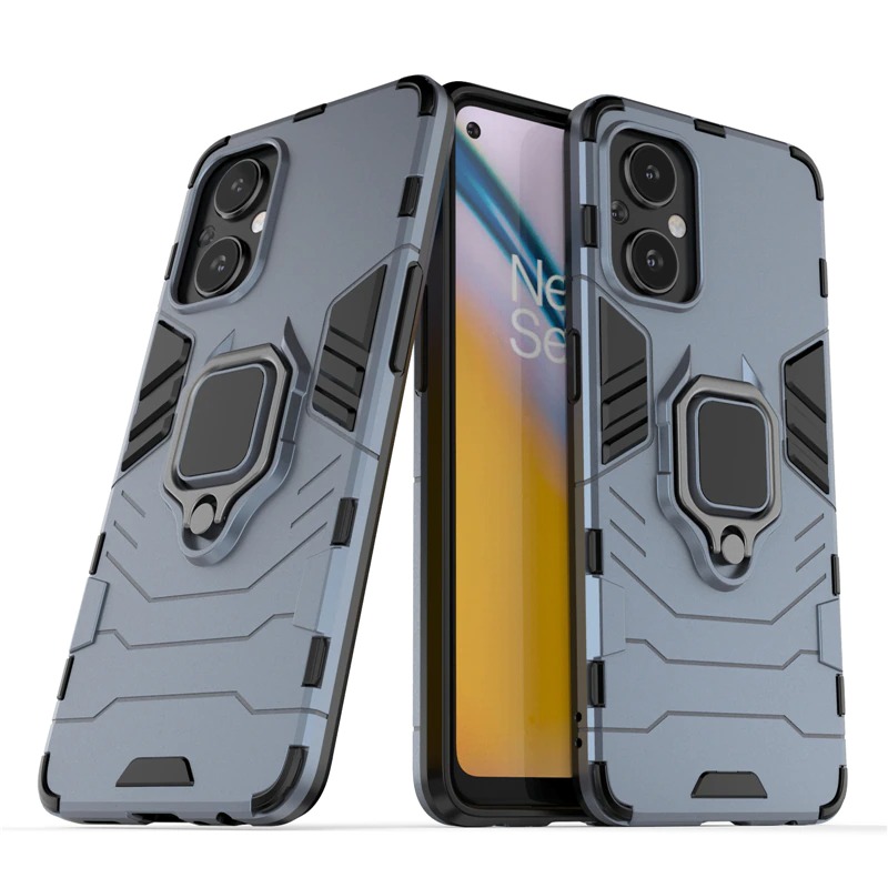Case OPPO Reno 7z 5G #เคสฝาหลังพลาสติกแข็ง +TPU Hybrid Case มีแหวนสวมนิ้วโลหะ