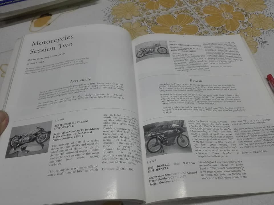 SOTHEBY'S - COLLECTORS VEHICLES AND AUTOMOBILIA RAF MUSEUM, LONDON - MONDAY 25 November 1996