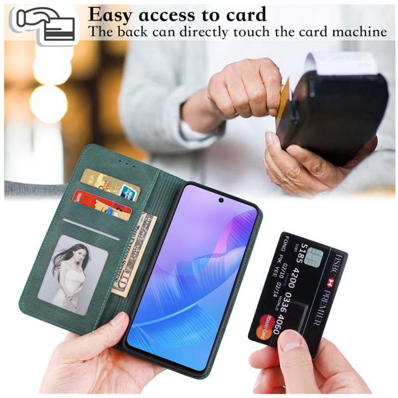 Case Samsung Galaxy S20 FE / S20 FE 5G #เคสฝาพับหนัง PU สไตล์กระเป๋าสตางค์พร้อมช่องใส่การ์ด Luxury Flip Stand Card Phone Leather Wallet Cover Casing