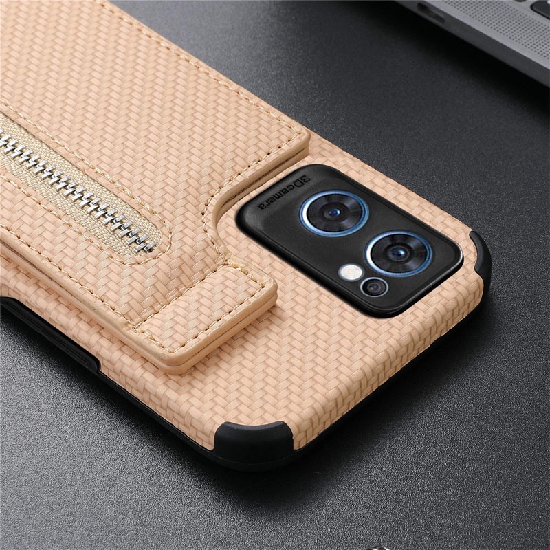 เคสOPPO A9 (2020)/A5 (2020) #เคสฝาหลังหนัง TPU+PU ขาตั้งพับได้มีมีซ่องซิบ (สินค้าตัวอย่างสินค้าจริงตรงตามรุ่น)