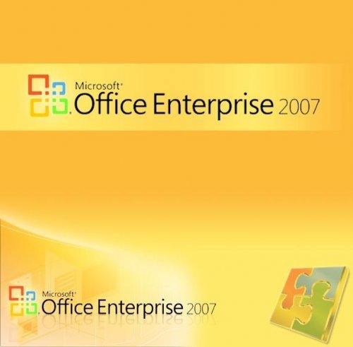 MicroSoft Office Enterprise 2007 With Key ( 1 DVD )