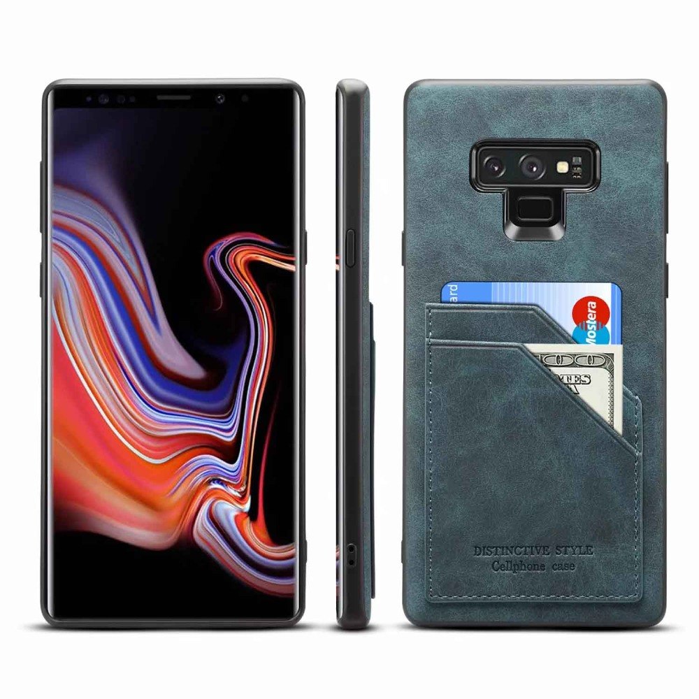 Case Samsung Galaxy Note 9 N960 #เคสฝาหลัง TPU เคลือบหนัง PU Retro Style