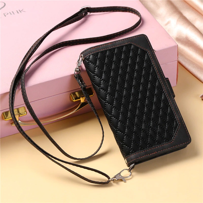 เคส iPhone 6s Plus / 6 Plus #เคสหนัง PU มีช่องซิปช่องเก็บบัตรหลายช่อง