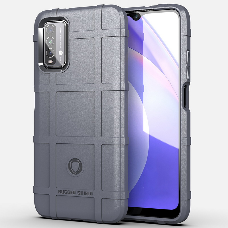 เคส Redmi 9T #เคสฝาหลัง Rugged Shield Series Soft Silicone Shock Absorption Matte กันกระแทก