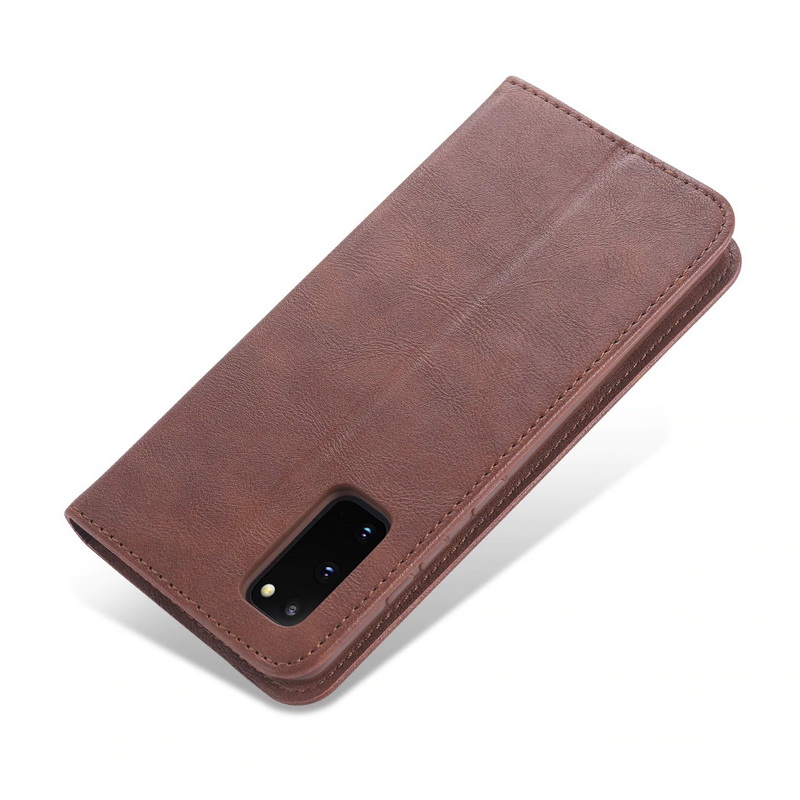 เคส Samsung Galaxy S20+ #เคสฝาพับ AZNS สไตล์ Retro หนัง PU มีช่องเสียบการ์ด