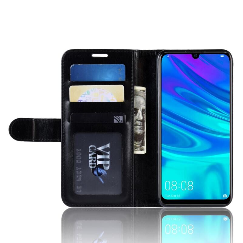 Case Huawei P30 Lite #เคสฝาพับหนัง PU ผิวหนังม้าสไตล์กระเป๋าสตางค์