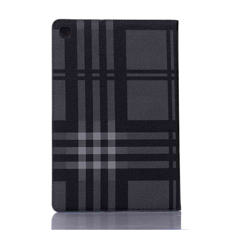 Case Samsung Galaxy Tab A 8.0 (2019) SM-P200 P205 #เคสฝาพับกระเป๋าสตางค์หนัง PU รูปแบบลายสก็อต