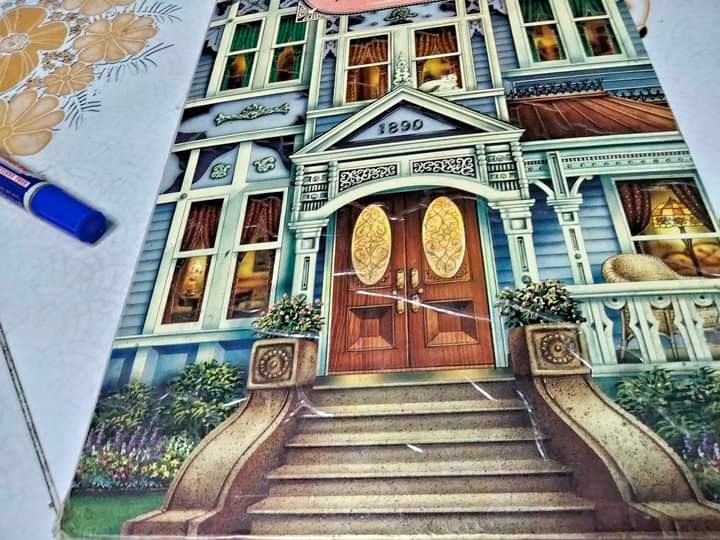 VICTORIAN DOLL HOUSE บ้านตุ๊กตากระดาษ 3 มิติ ทรงวินเทจ 1890 **สินค้าหมด **