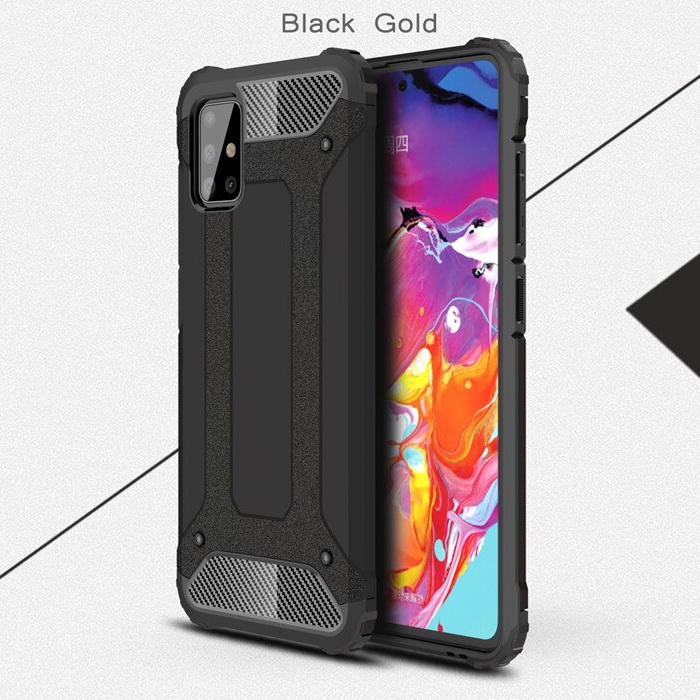 Case Samsung Galaxy S10 Lite #เคสฝาหลังเกราะป้องกัน ไฮบริด พลาสติก+TPU Heavy Duty Rugged Hybrid