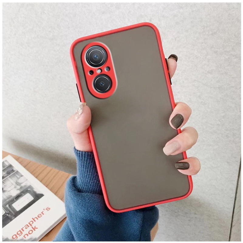 เคส Huawei Nova 9 SE #เคสฝาหลังขอบซิลิโคนิ่ม Fashion Color Liquid Frame Anti-fall Phone Case