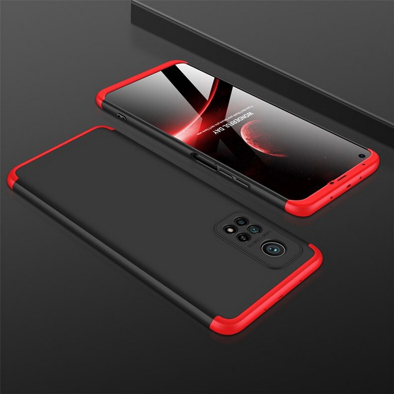 Case Xiaomi Mi 10T Pro #เคสฝาหลังพลาสติกแข็ง Detachable All-wrapped Matte แยกชิ้นได้
