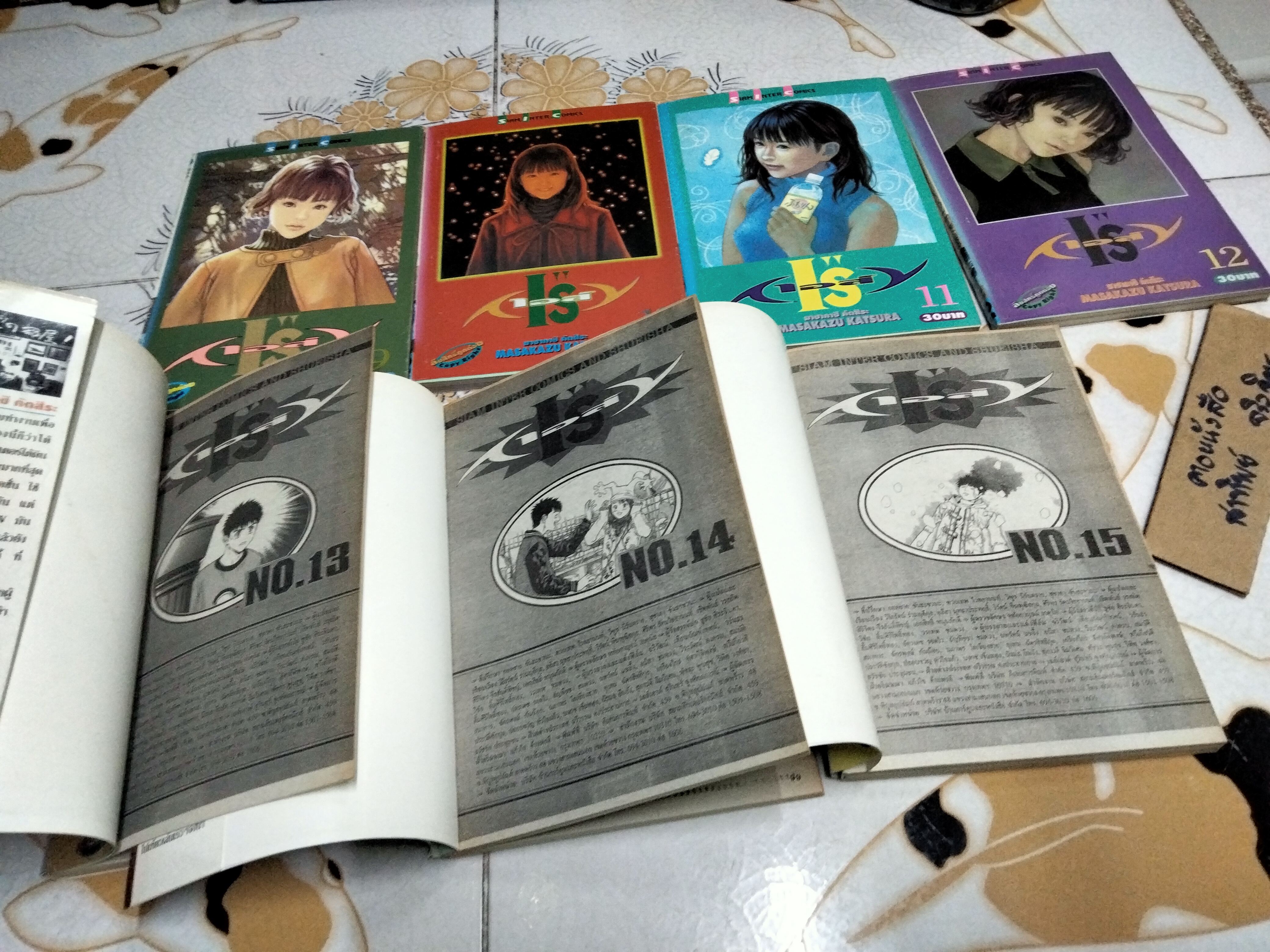 หนังสือการ์ตูน Is (ไอส์) พิมพ์แรก ครบชุด 15 เล่มจบ ผลงานของ Masakazu Katsura **สินค้าหมด**