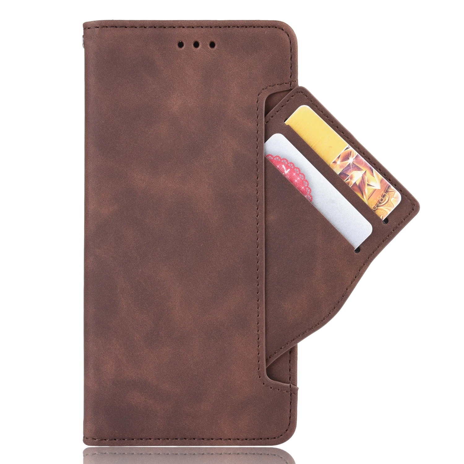 เคส Xiaomi Mi 10T Pro#เคสฝาพับหนัง PU มีที่เสียบการ์ดหลายช่อง Multiple Card Slots PU Leather Cover