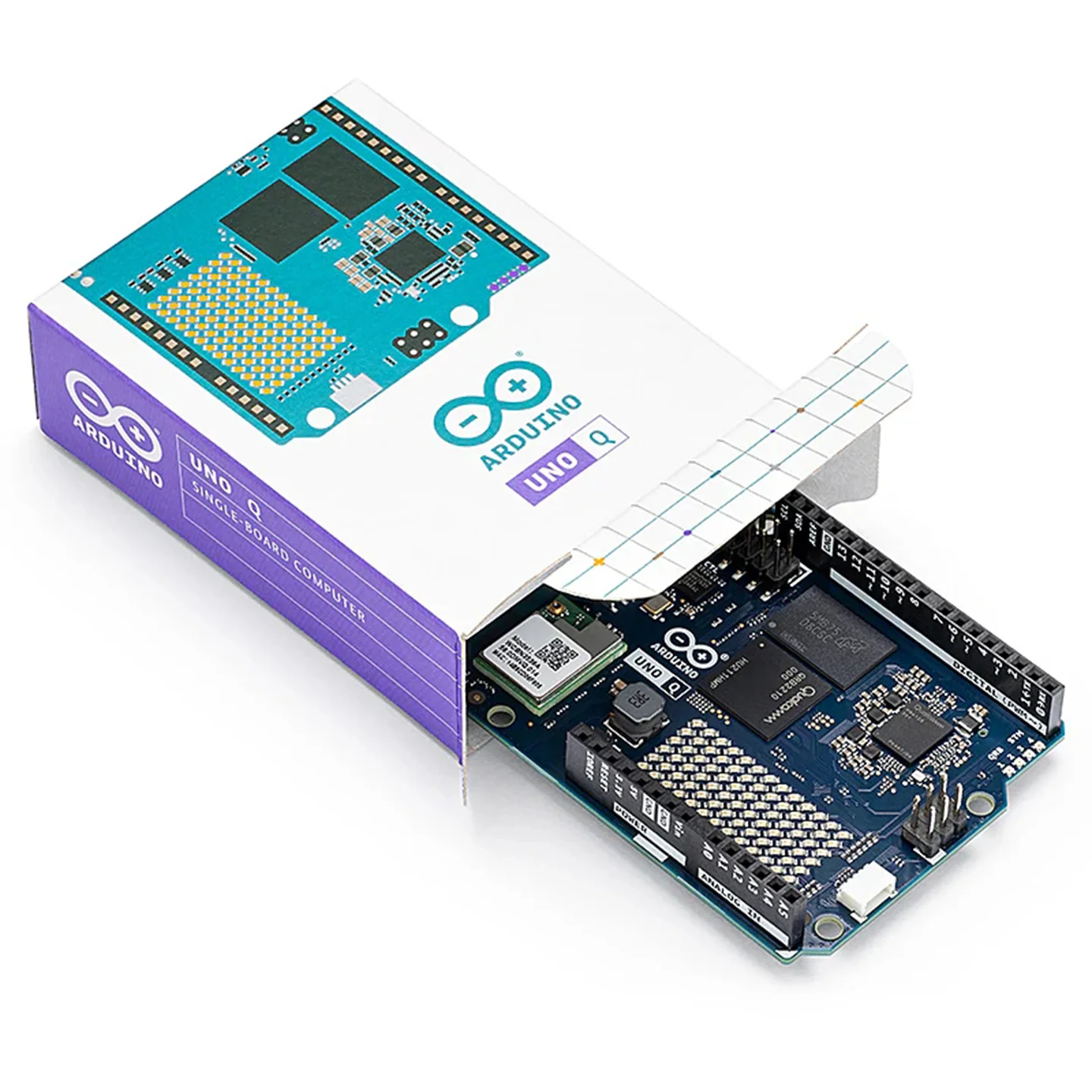 Arduino Uno Q - 2GB RAM ชิปประมวลผล Qualcomm (ของแท้จากอิตาลี)