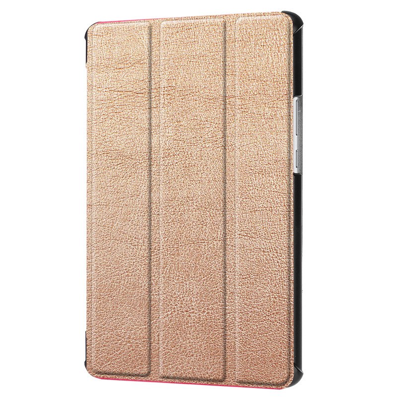 Case Huawei MediaPad M5 8.4 นิ้ว #เคสฝาพับหนัง PU แบบพับ 3 พับ Tri-fold Leather Folio Case