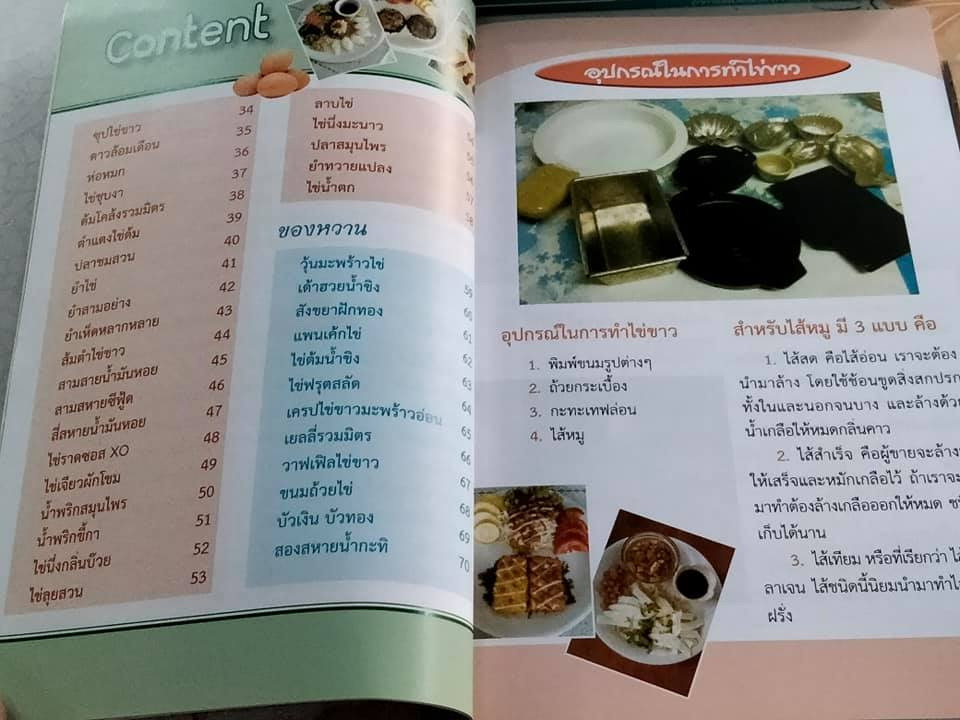 ตำราอาหารจากไข่ขาว จัดทำโดย พงษ์จันทร์ ประเวศวรารัตน์ **สินค้าหมด**