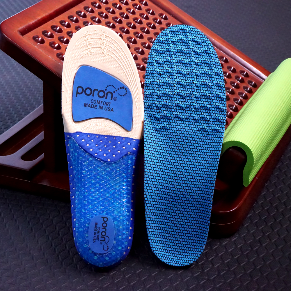แผ่นรองพื้นรองเท้ากันกระแทก สำหรับวิ่ง Poron Insole Sport running (O5)