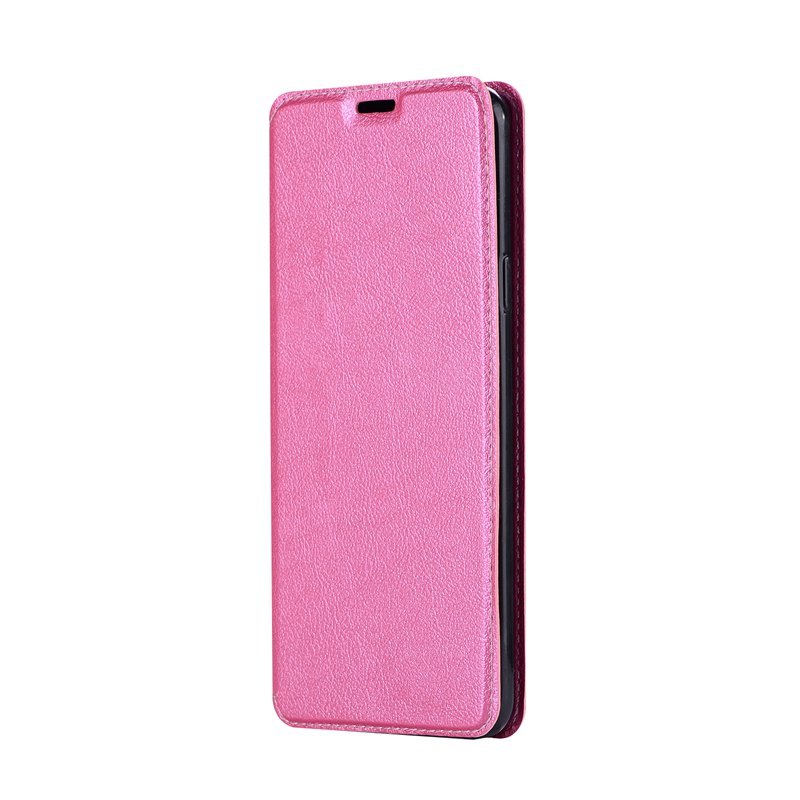 Case Samsung Galaxy J8 (2018) #เคสฝาพับหนัง PU มีช่องใส่บัตร Auto-absorbed Leather