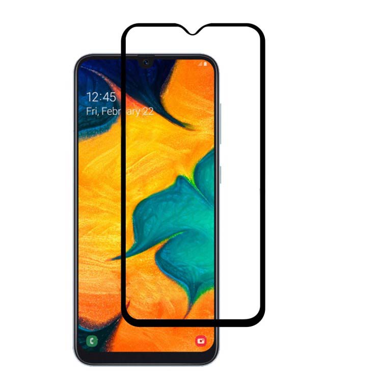ฟิล์มกระจกนิรภัย Samsung Galaxy A50 แบบเต็มจอ Ultra Clear 2.5D Tempered Glass Full Screen Protector Film
