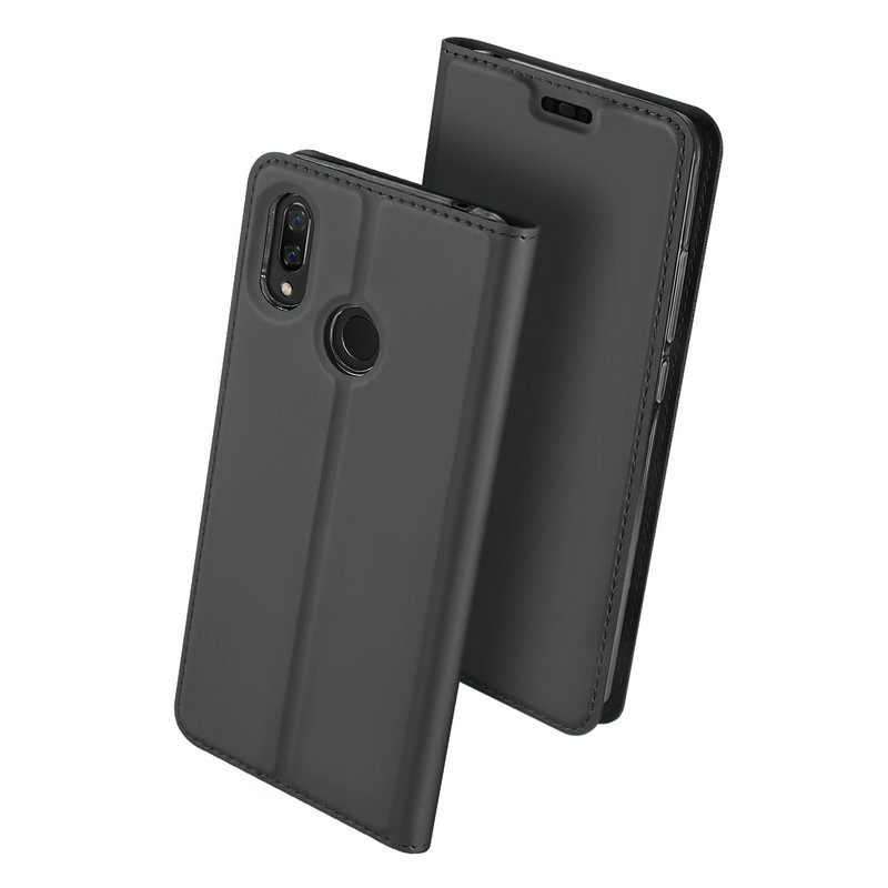 เคส Honor 8X #เคสฝาพับ DUX DUCIS Skin Pro Series Auto-absorbed PU Leather คุณภาพดี