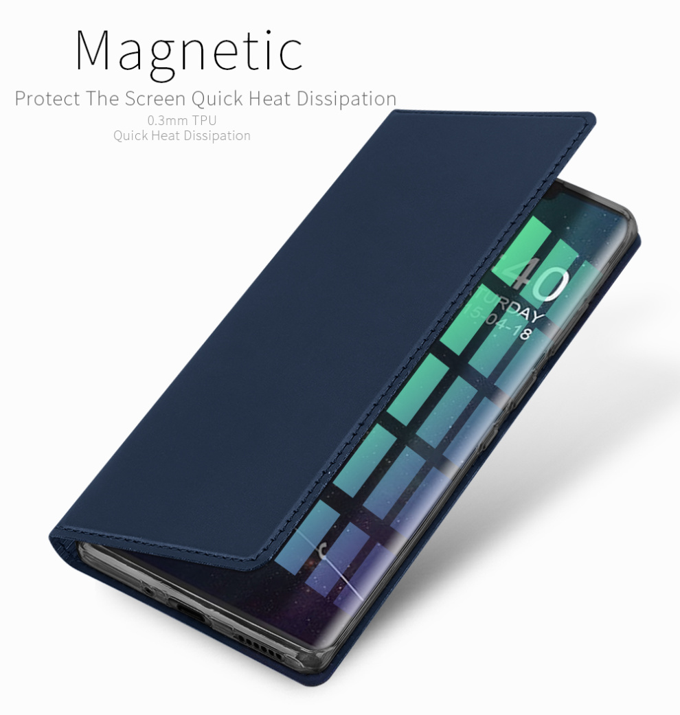 Case Huawei Mate 30 Pro #เคสฝาพับหนัง PU DUX DUCIS Skin Pro Series Auto-absorbed PU Leather คุณภาพดี