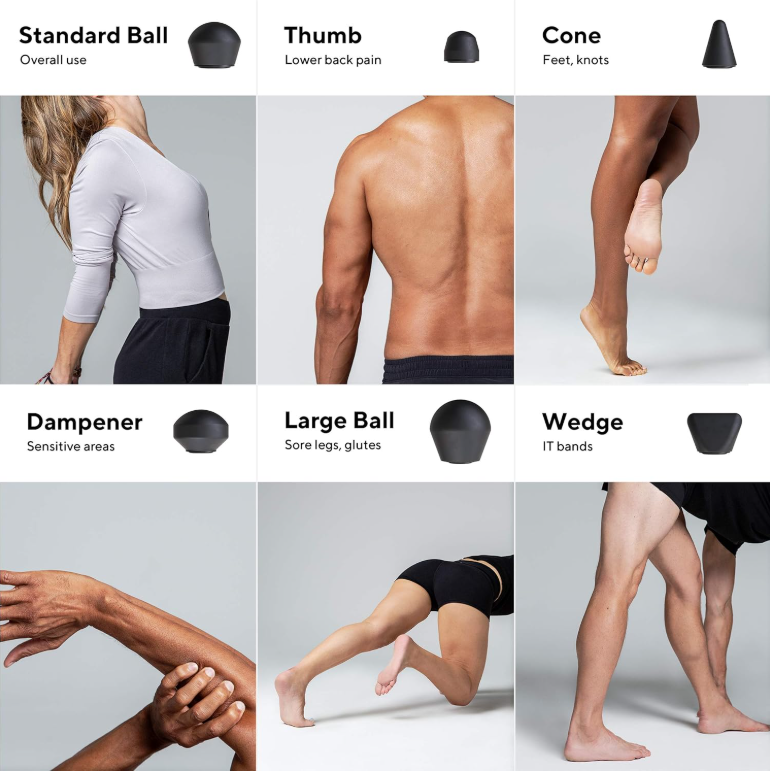 Theragun® 4th Pro, G3PRO, Handheld Massage with 6 Attachments for Pain Relief & Energize Body เครื่องนวด ปรับองศา 4 ระดับ