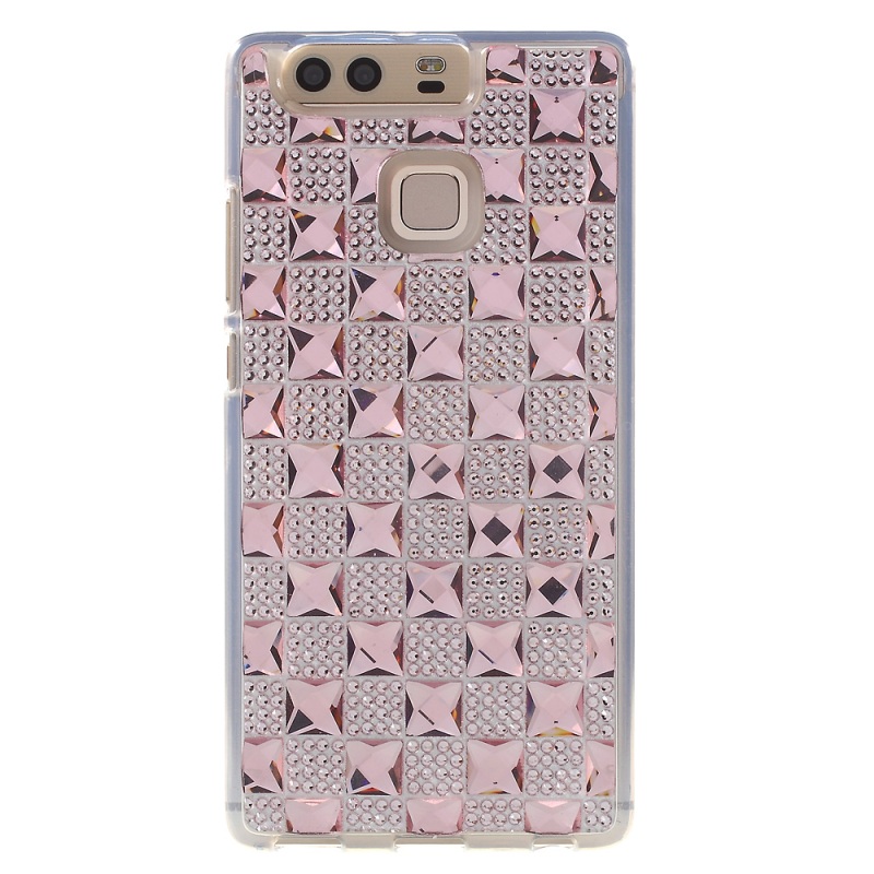 เคส Huawei P9 #เคสเพชรคริสตัลเจลแบบ TPU