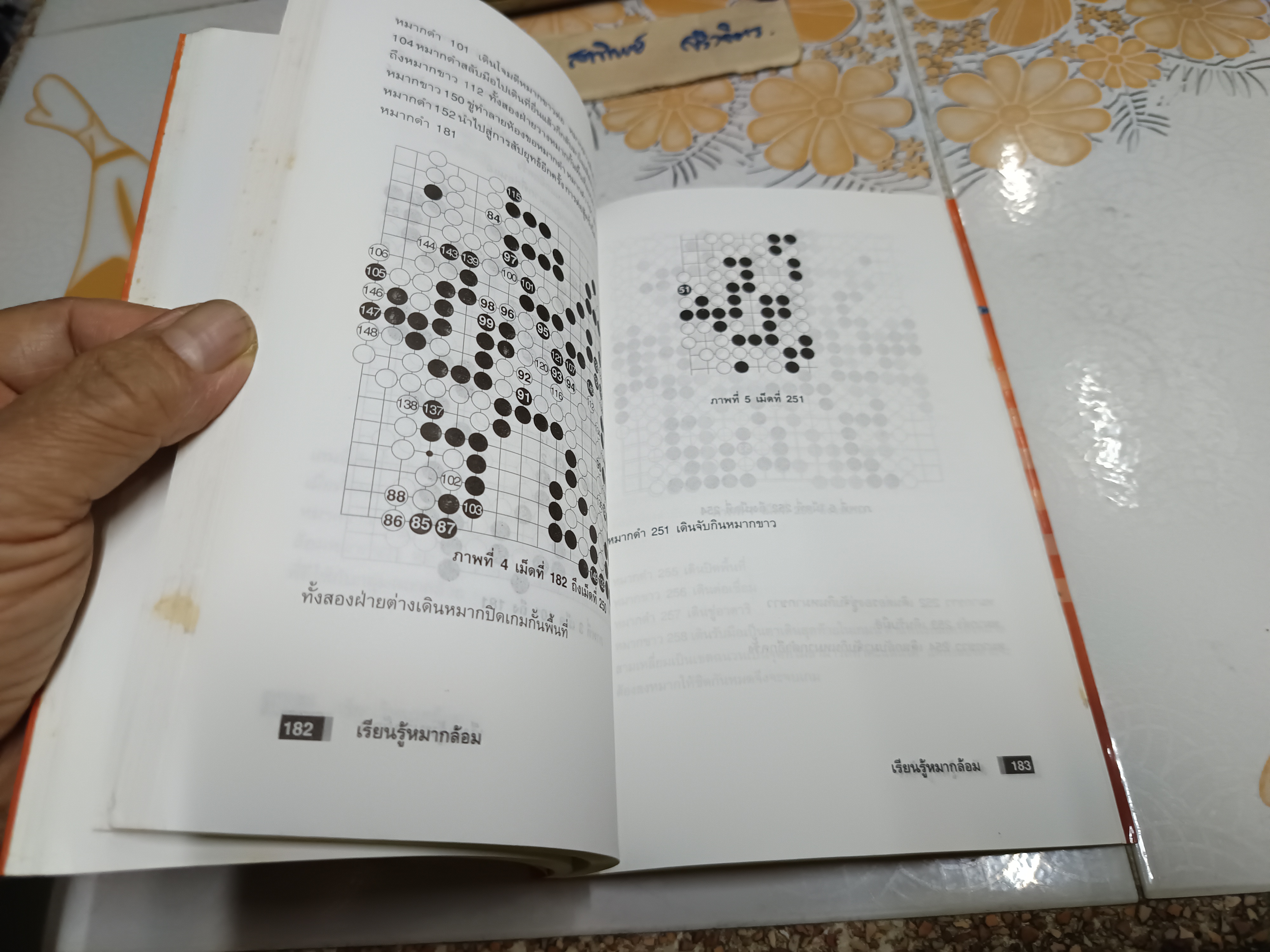 หนังสือ เรียนรู้หมากล้อม - หัสดินทร์ เอกสิงหชัย พิมพ์ครั้งแรกพ.ศ 2544 **สินค้าหมด**