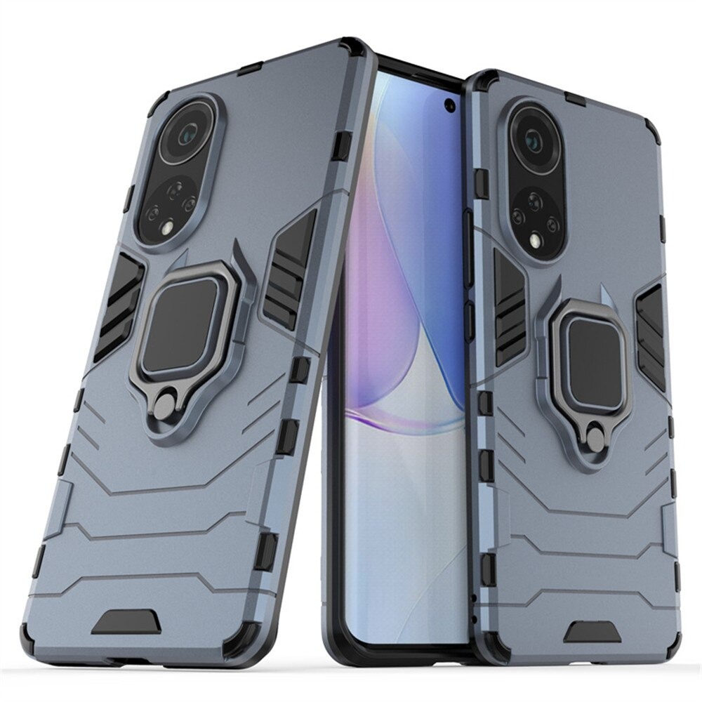 Case Huawei Nova 9 #เคสฝาหลังพลาสติกแข็ง +TPU Hybrid Case มีแหวนสวมนิ้วโลหะ