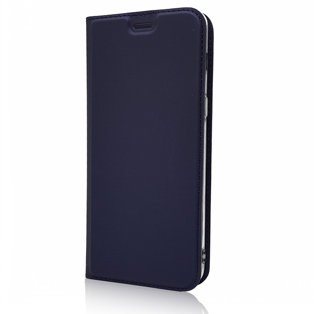 Case Samsung Galaxy A8 (2018) #เคสฝาพับหนัง PU Magnetic Adsorption Stand Leather Card Holder