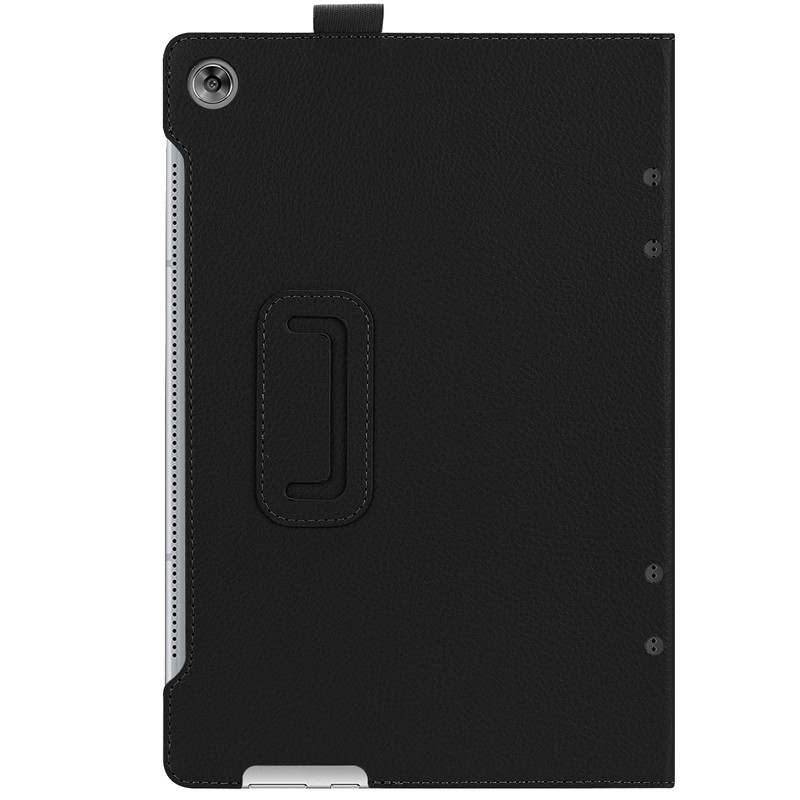 Case Huawei MediaPad M5 Pro 10.8 นิ้ว #เคสฝาพับหนัง PU ผิวลิ้นจี่ Litchi Skin Leather Case