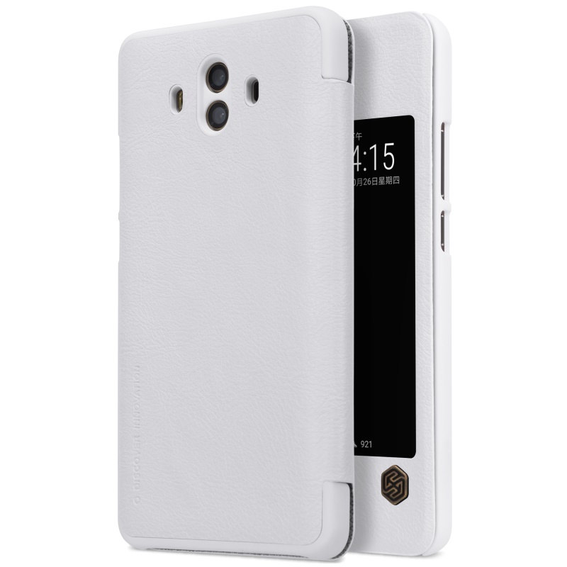 เคส Huawei Mate 10 #เคสฝาพับ Nillkin แท้รุ่น Qin Series คุณภาพดีสีสันสวยงาม