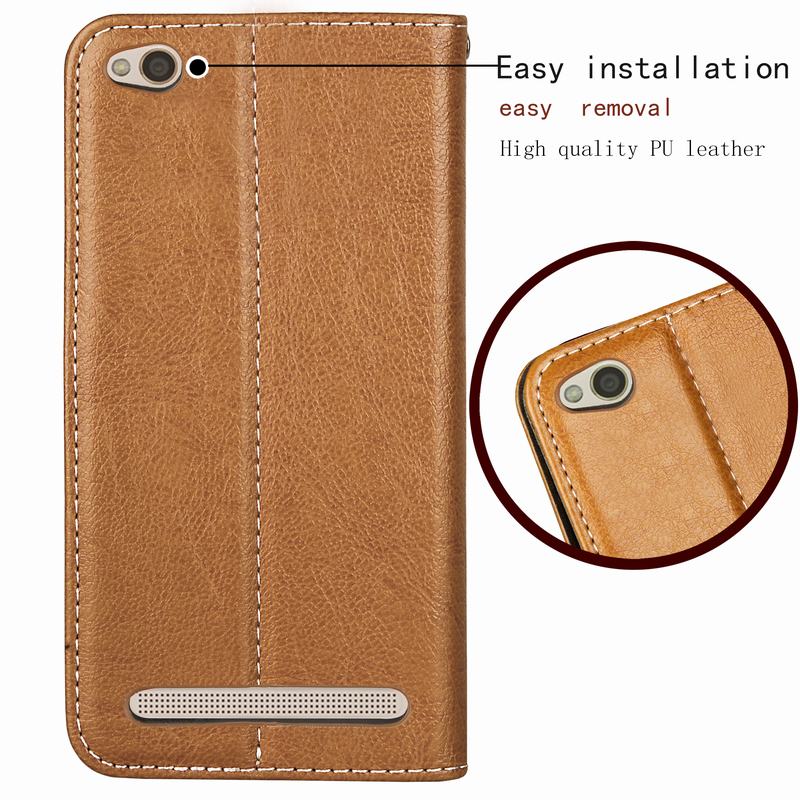 เคส Xiaomi Redmi 5A #เคสฝาพับหนัง PU สไตล์กระเป๋าสตางค์ Business Style Auto-absorbed PU Leather