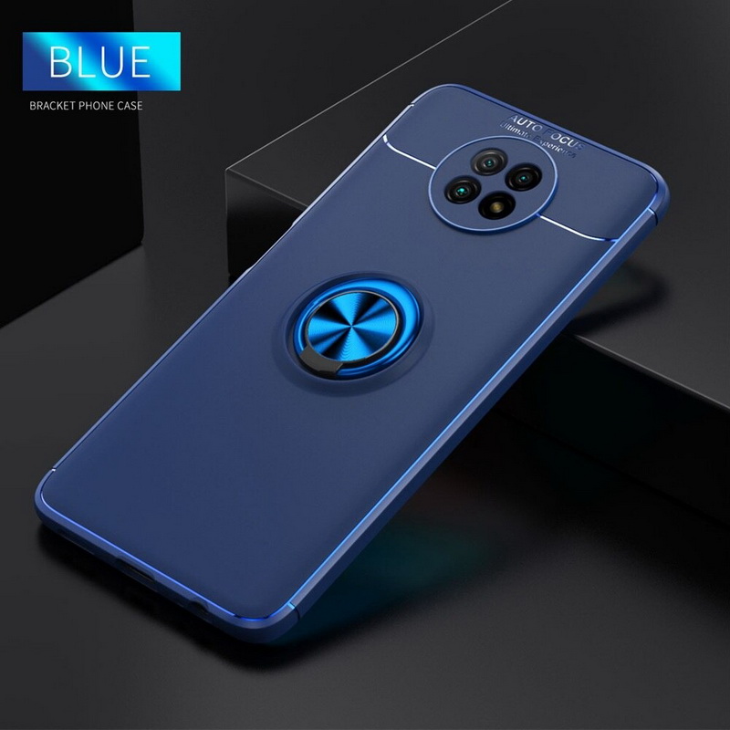 เคส Redmi Note 9T 5G #เคสฝาหลัง Soft TPU Finger Ring Kickstand (แผ่นโลหะแบบ Built-in) Soft TPU