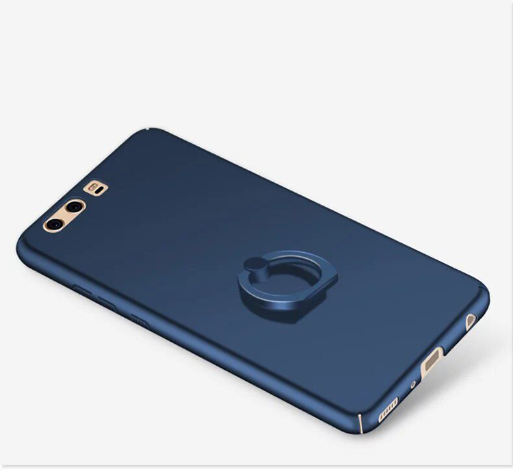 เคส Huawei P10 Plus #เคสฝาหลังพลาสติกมีแหวนสวมนิ้ว