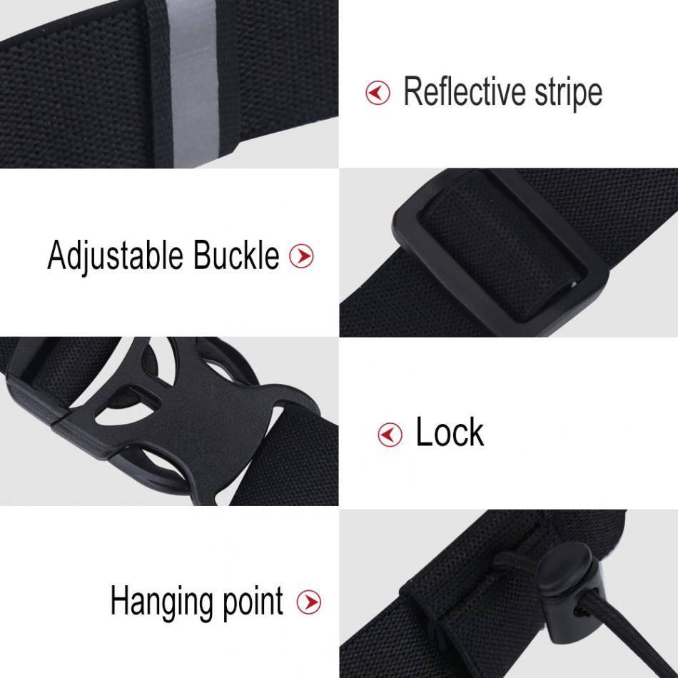 เข็มขัดติดเบอร์วิ่ง พร้อมช่องใส่ Energy Gel (BIB Number Holder) (HH4)