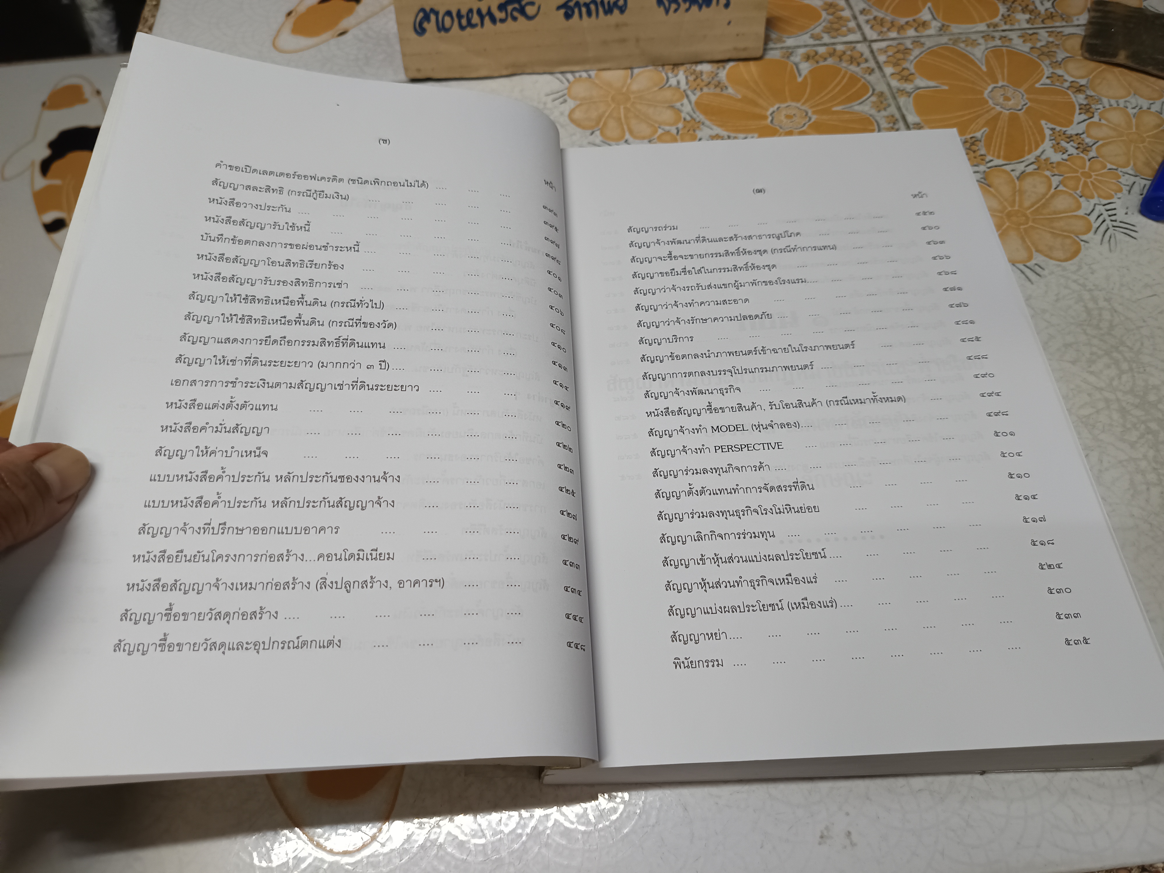 สัญญาทางธุรกิจ ฉบับรวมเล่ม 1-2 รวบรวมโดย หม่อมหลวงสุพร อิศรเสนา พิมพ์ปีพ.ศ 2550 **สินค้าหมด**
