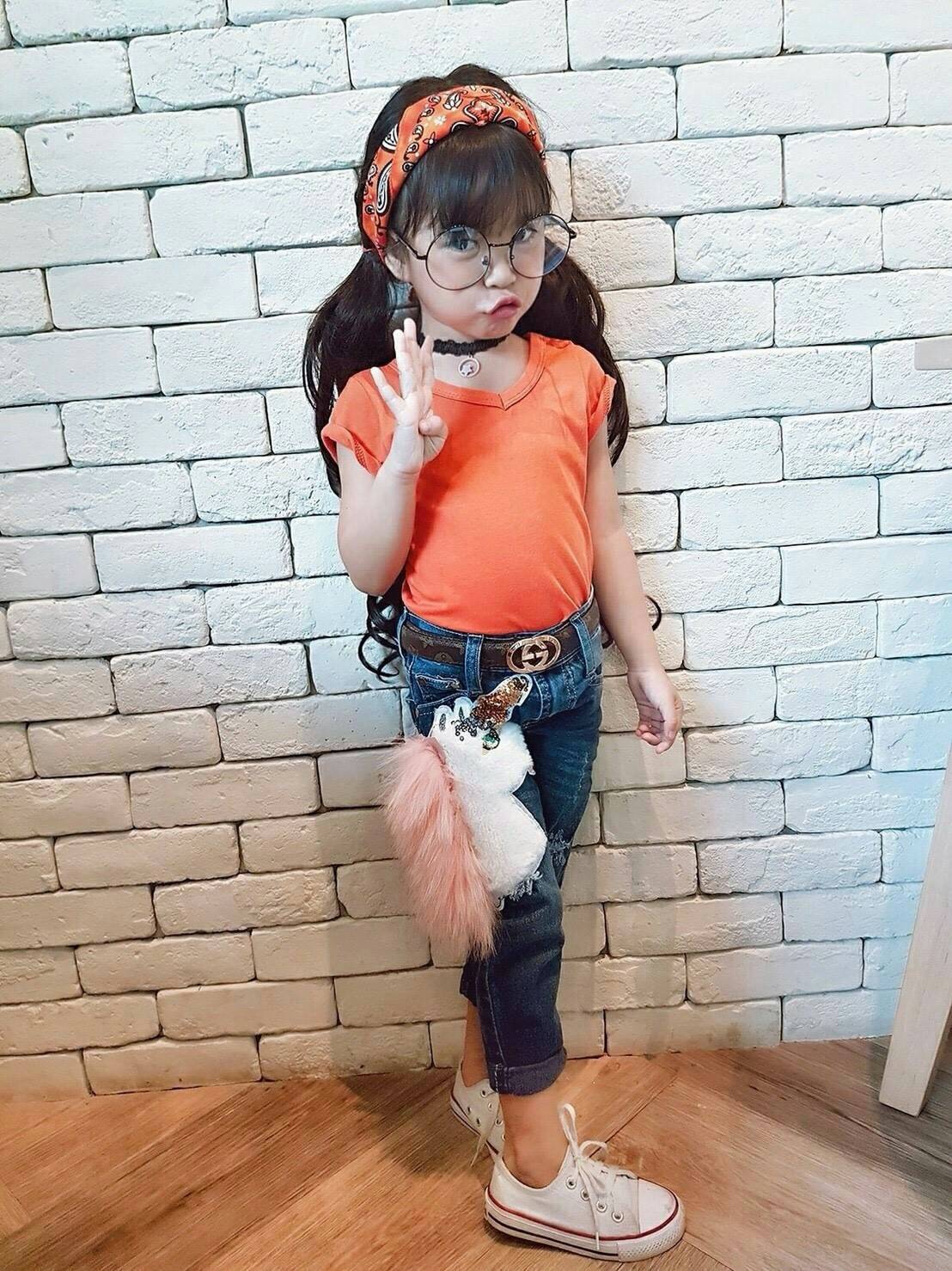 กางเกงยีนส์เด็ก ม้ายูนิคอร์น