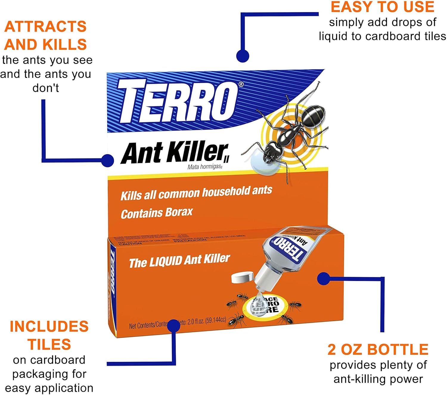 TERRO® T200 Liquid Ant Killer ll 59.144 cc ผลิตภัณฑ์กำจัดมด