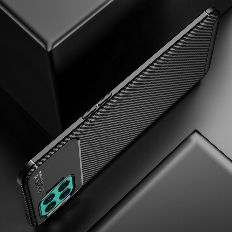 เคส OPPO A93 #เคสฝาหลังนิ่ม Carbon Fiber Anti-drop TPU Protection